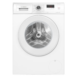 Bosch WGE02400NL wasmachine met 9 kg capaciteit, 1400 toeren, energiezuinig en stille werking, ideaal voor gezinnen met geavanceerde wasprogramma's.